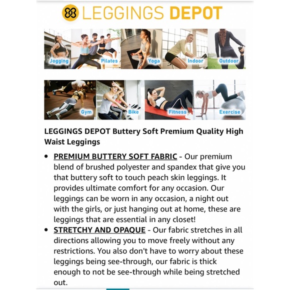 NWT Leggings Depot Joggers - Picture 4 of 6